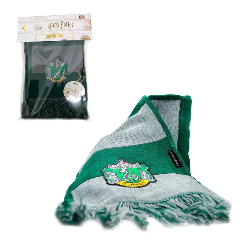 ANSALDO - Bufanda Rayada De 190 X 22 Cms Harry Potter - Slytherin