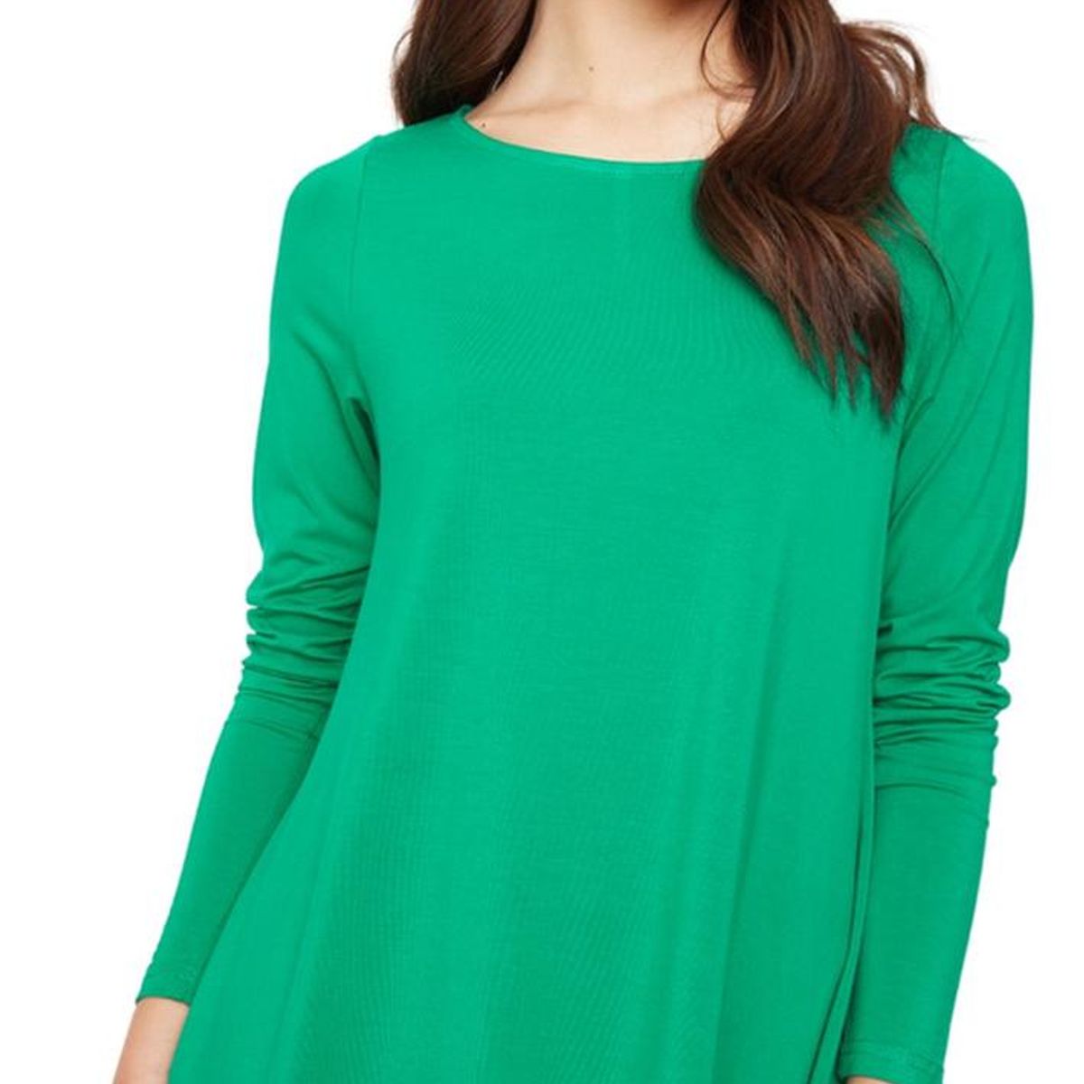 JACINTA TIENDA - Polera Bianca campana III verde Jacinta Tienda