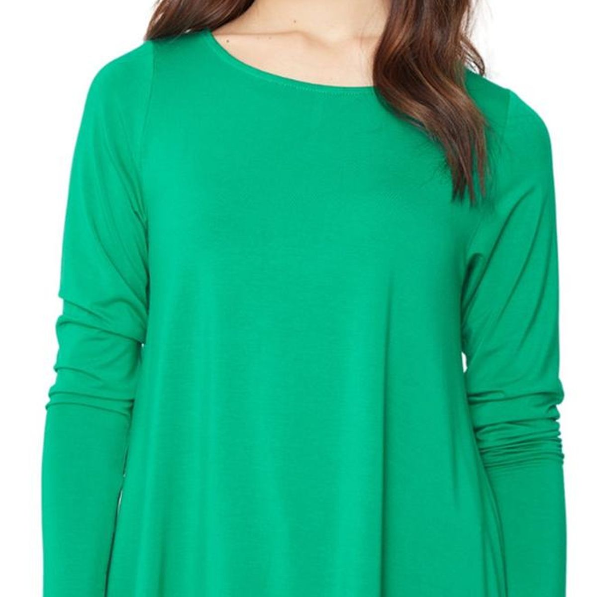 JACINTA TIENDA - Polera Bianca campana III verde Jacinta Tienda