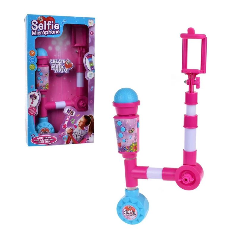 ANSALDO - Microfono Selfie Luces Y Sonido
