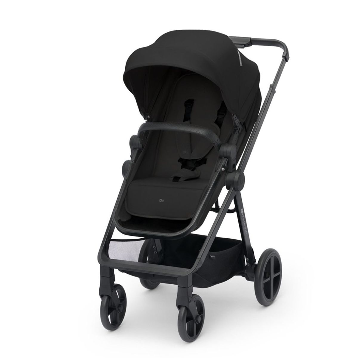KINDERKRAFT - Coche Travel System Newly 3en1 Negro + Base Isofix KINDERKRAFT