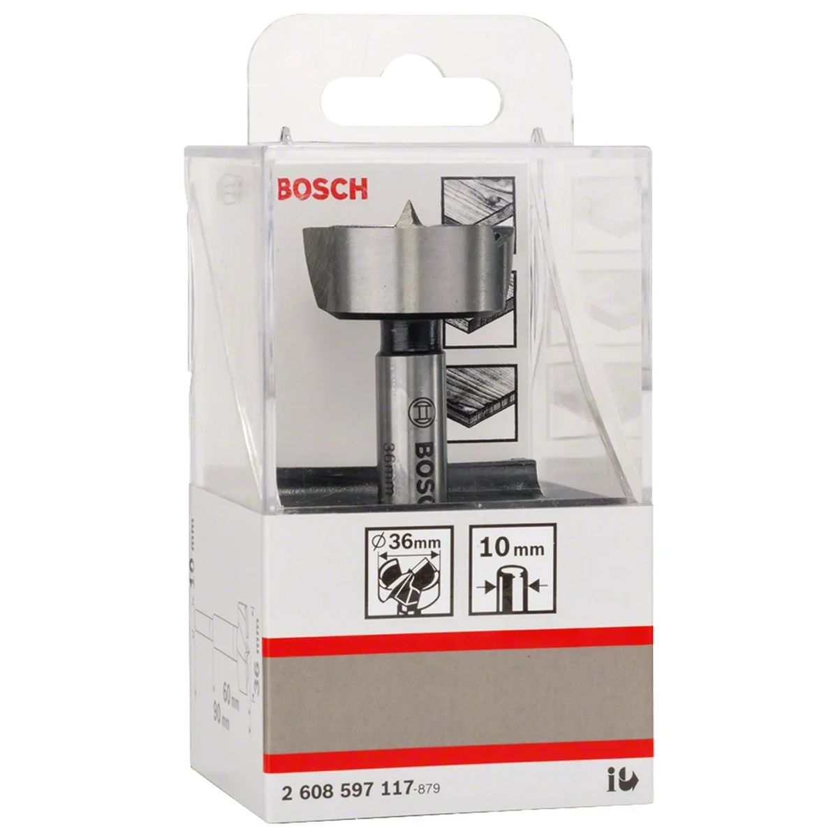 BOSCH - Broca Fresadora Forstner 36 mm 2608597117 Bosch