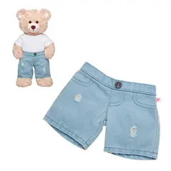 BUILD A BEAR - Blue jeans rotos claros para ositos