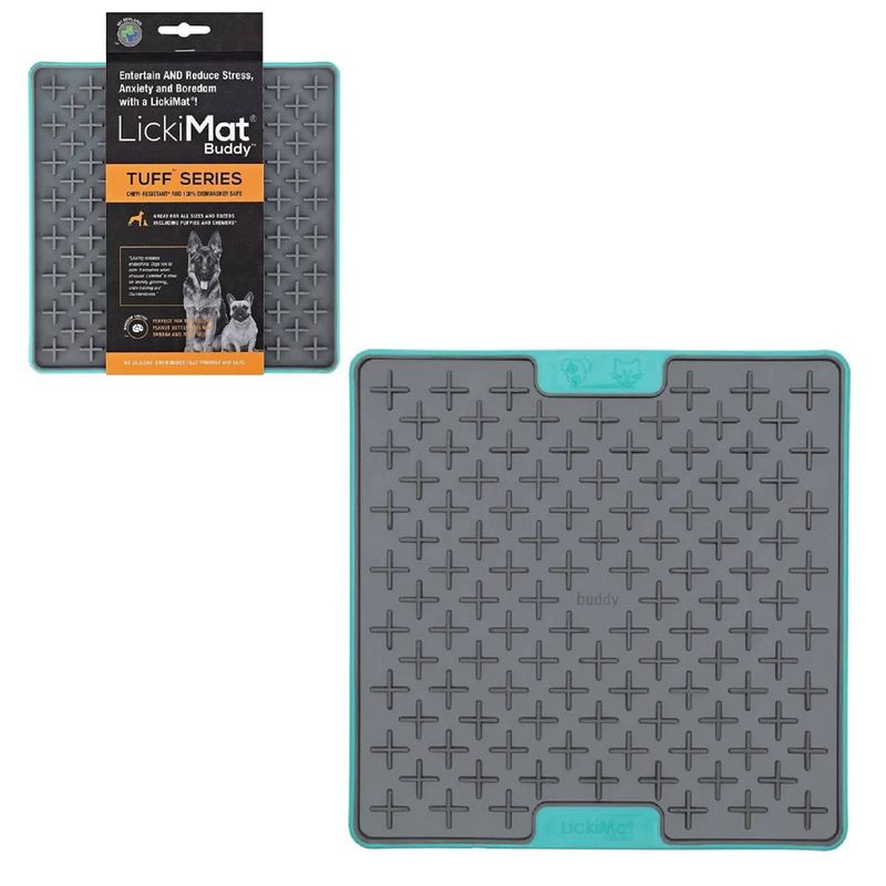 ANSALDO - LickiMat Ansaldo Pets duro turquesa para perros traviesos
