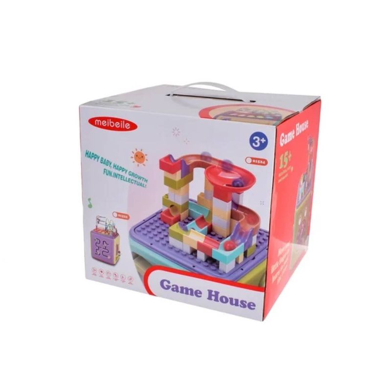 ANSALDO - Cubo Didactico De 25x25x25 Cms Con 15 Actividades Y Bloques