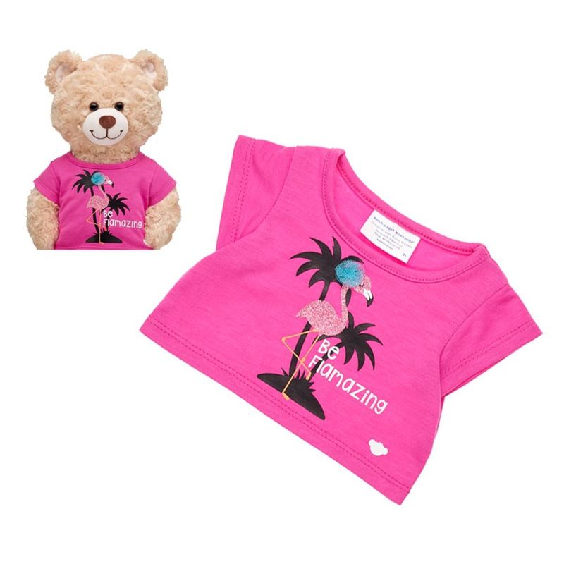 BUILD A BEAR - Polera Rosa Be Flamazing Build-A-Bear