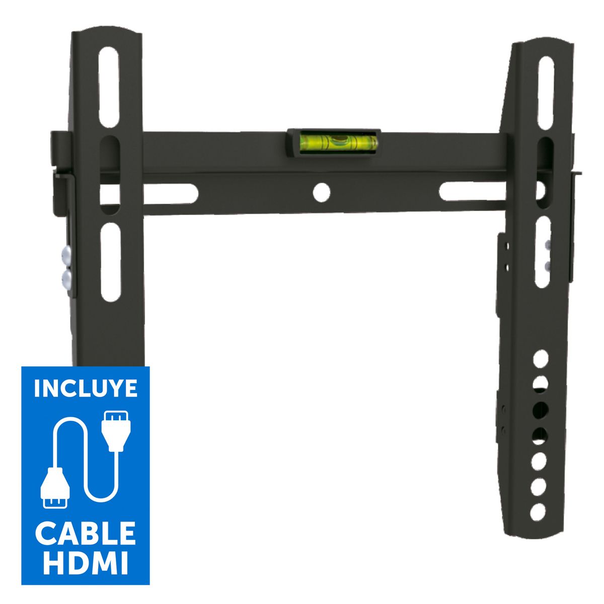 MACROTEL - Soporte TV Económico Macrotel 23-42 Pulgadas Cable HDMI