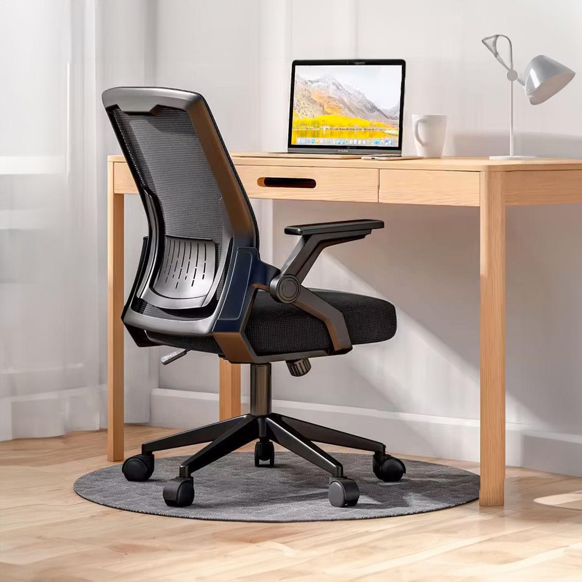 MODERNISMO - Silla de oficina luxury ergonómica negra
