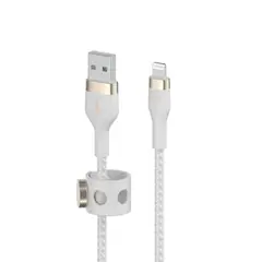 BELKIN - Cable Lightning a USB-A BOOSTCHARGE PRO Flex de 1 m - Blanco