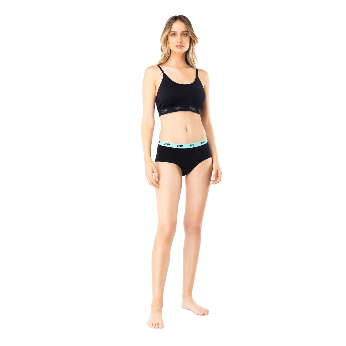 TOP - Calzón Pantaletas Algodón Con Elástico Pack 3 C5 TOP