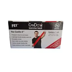 CANDO - Banda Elástica Libre De Latex Roja 5.5 Mts