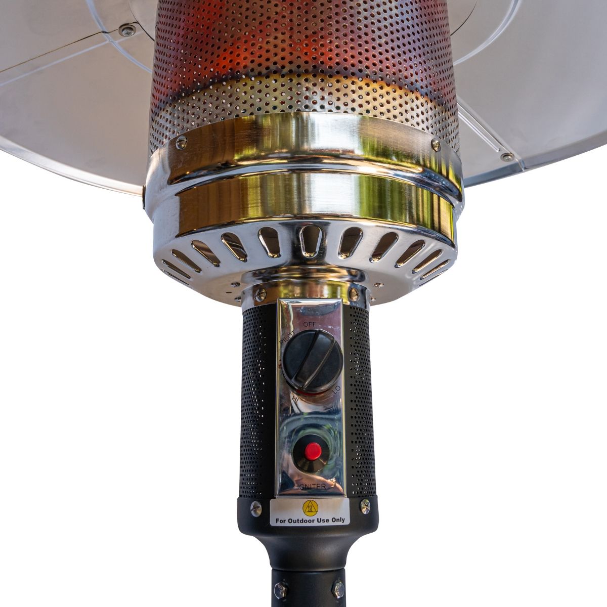 VERKEN - Estufa Exterior Gas Svart Pro Mate - Calefactor para Terraza y Patio