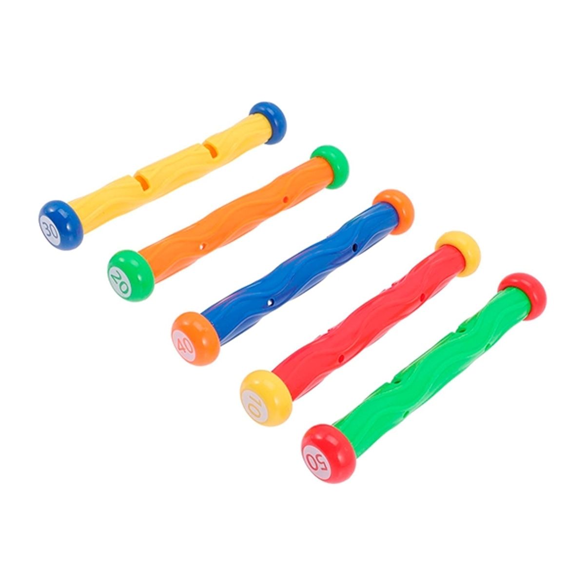 GENERICO - Set de 5x Palos de Buceo Sticks – 18 x 2,6 cm