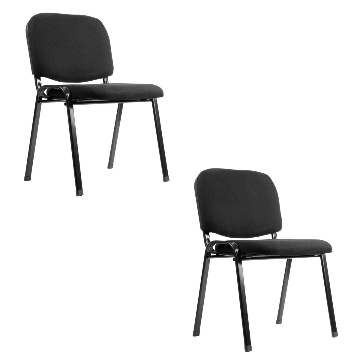 MODERNISMO - Pack 2 Sillas Visita Iso Acolchada Casino Recepción