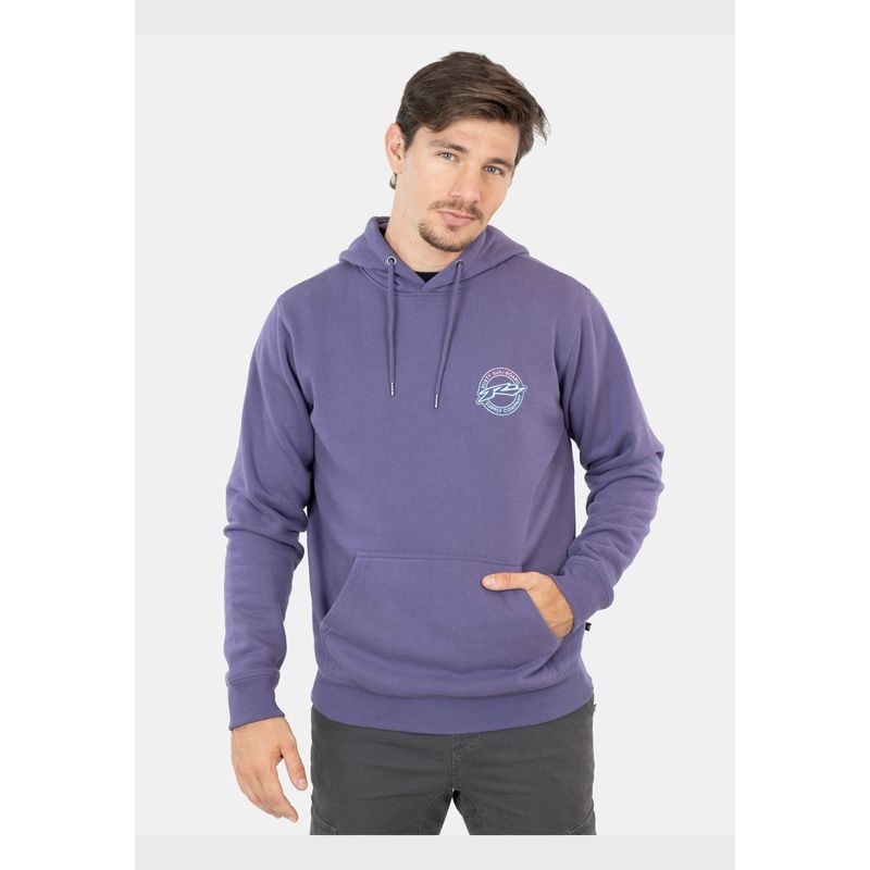 RUSTY - Poleron Stone Stack Po Morado Hombre Rusty