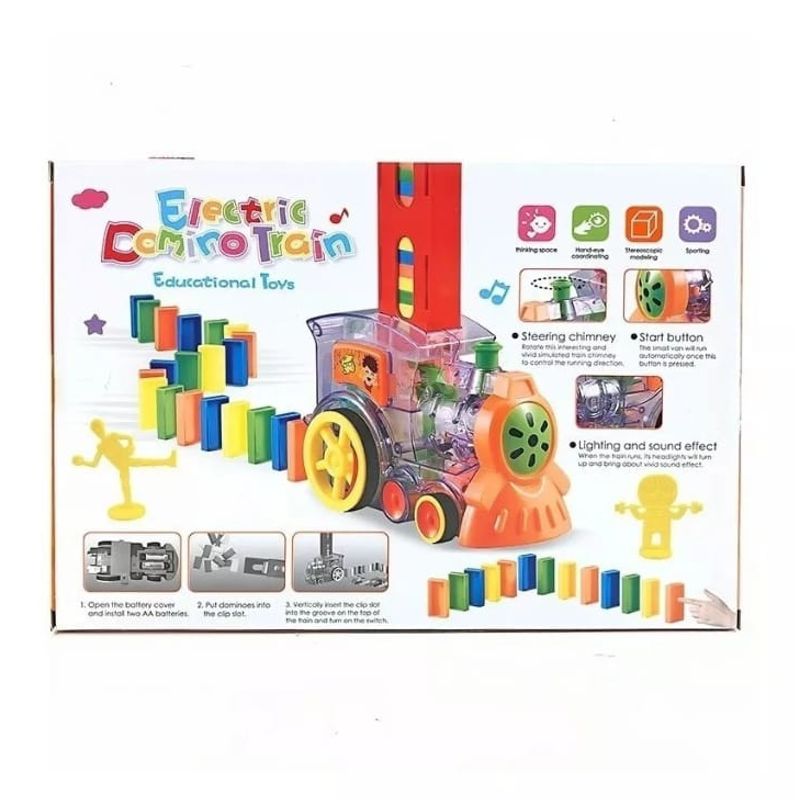 GENERICO - Tren Domino Automático Eléctrico Divertido Juguete Regalo