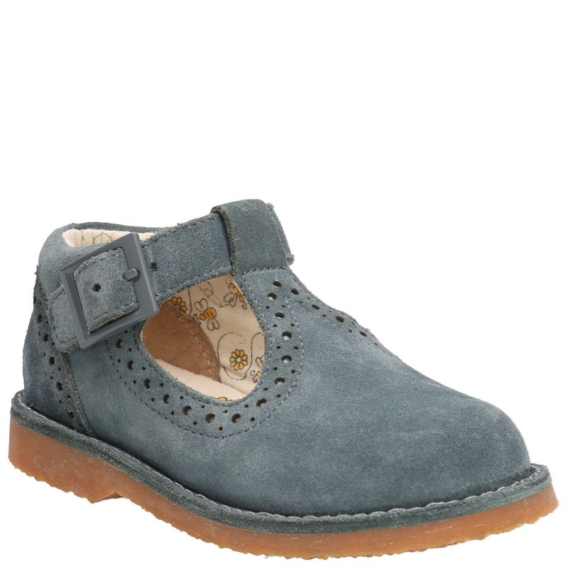 HUSH PUPPIES - Guillermina Cuero Niña Dominga Azul HUSH PUPPIES.