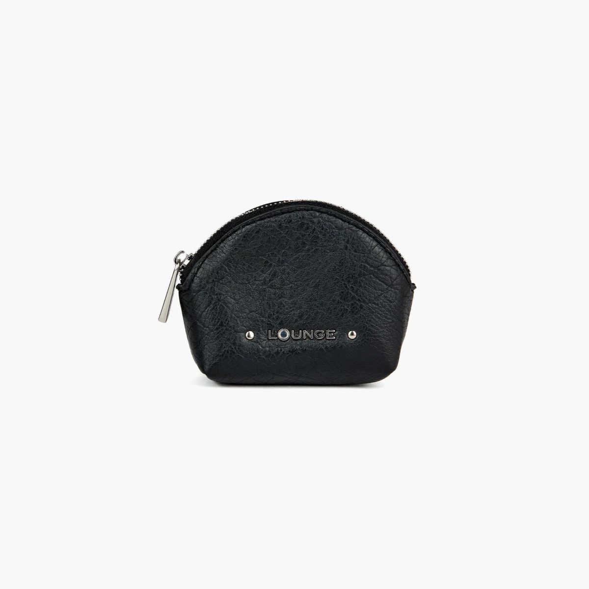 LOUNGE - Monedero Mujer Pequeño Negro