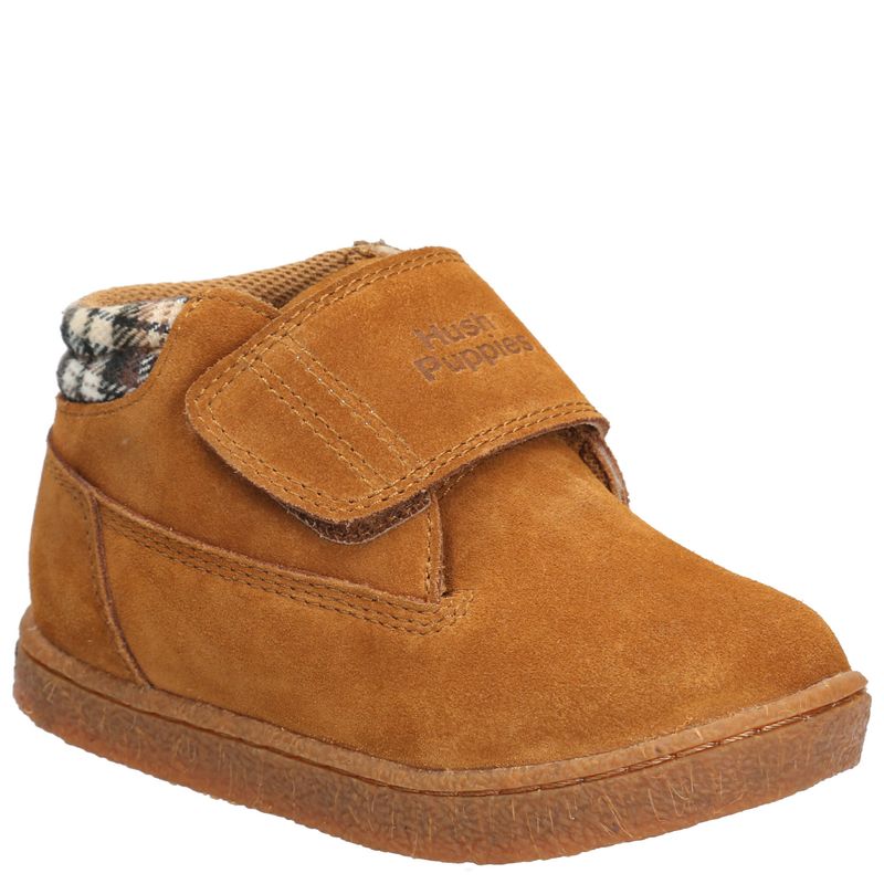 HUSH PUPPIES - Botín Cuero Niño Brunos Vl Azul HUSH PUPPIES.