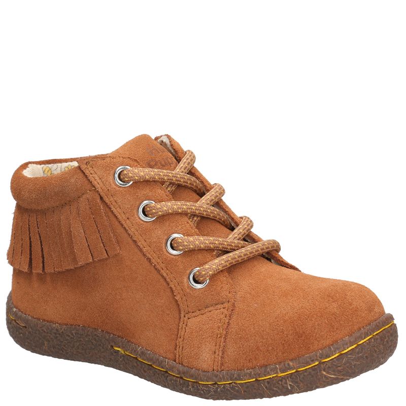 HUSH PUPPIES - Botín Cuero Niña Tina Café HUSH PUPPIES