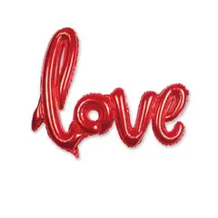 GENERICO - Globo Latex Letras Love Color Rojo 70X104 Cm