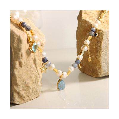 Imagen 2 del producto Collar Baño Oro 18k Perlas Galaxia