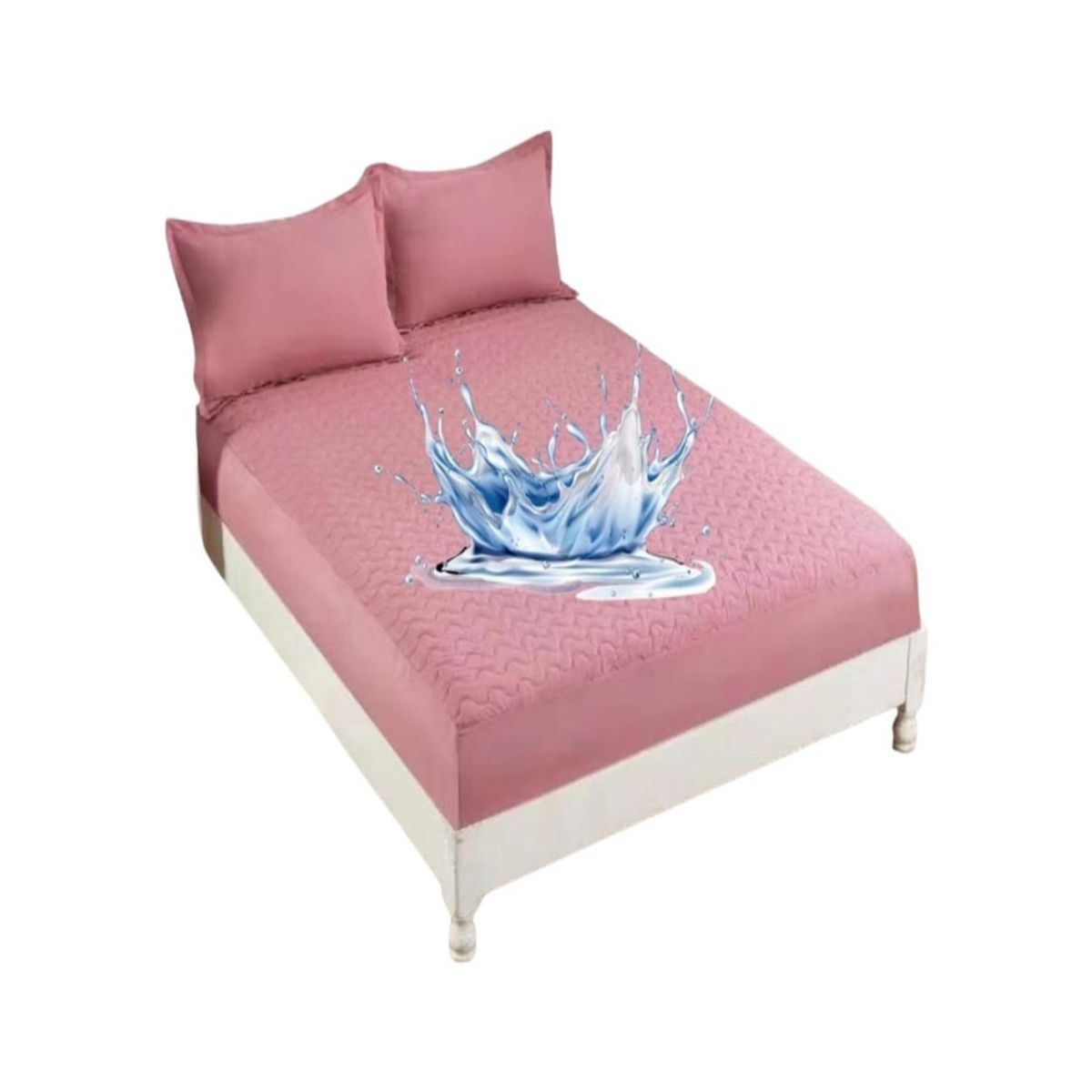 GENERICO - CUBRE COLCHÓN IMPERMEABLE 15 PLAZA