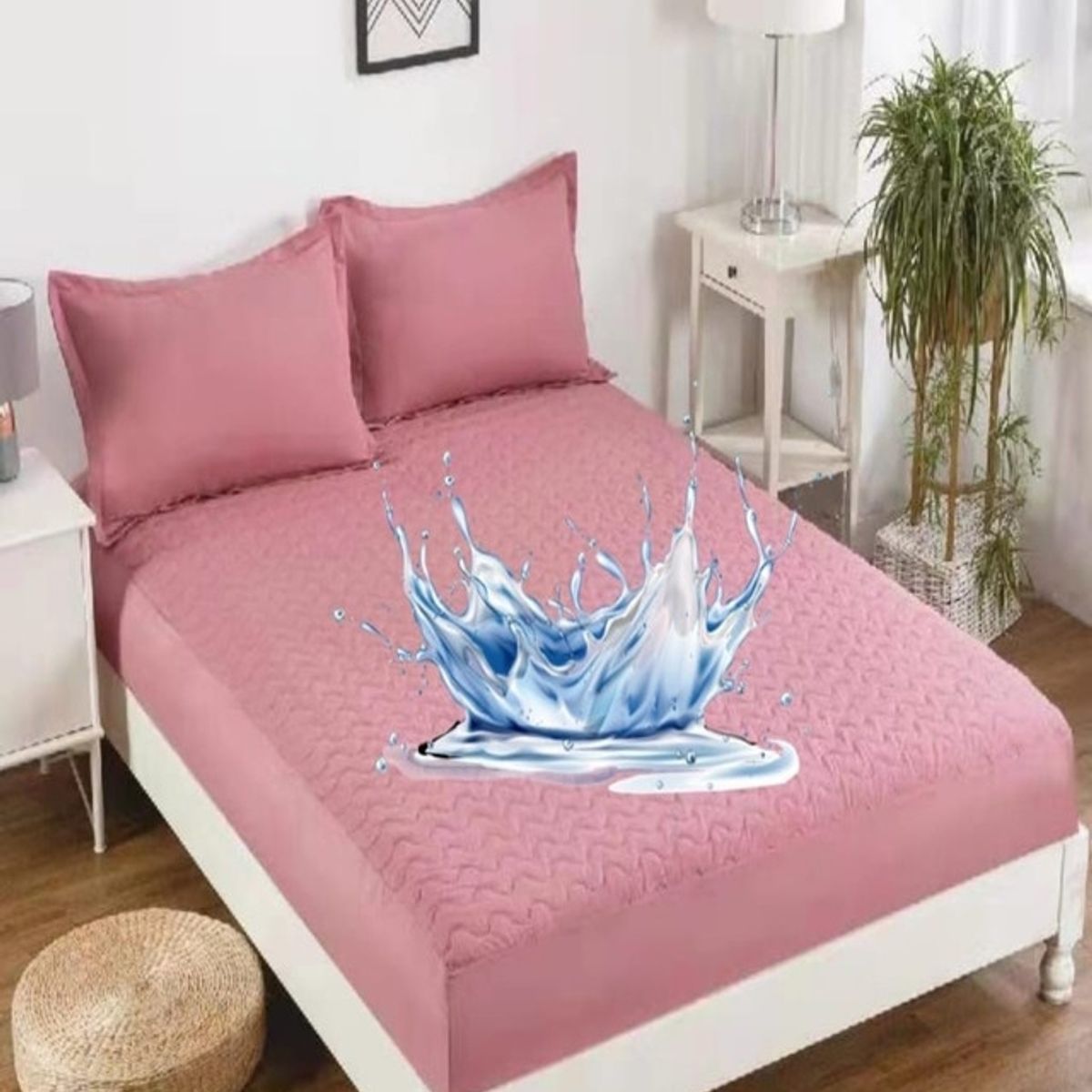 GENERICO - CUBRE COLCHÓN IMPERMEABLE 15 PLAZA