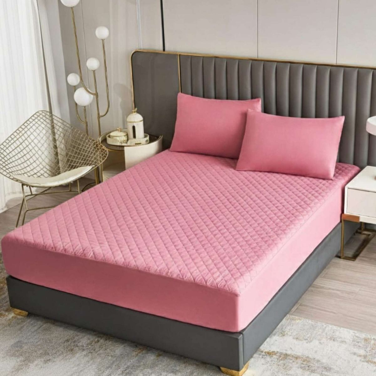 GENERICO - Cubrecolchón Impermeable 1 Plaza Ultra Resistente y Respirable