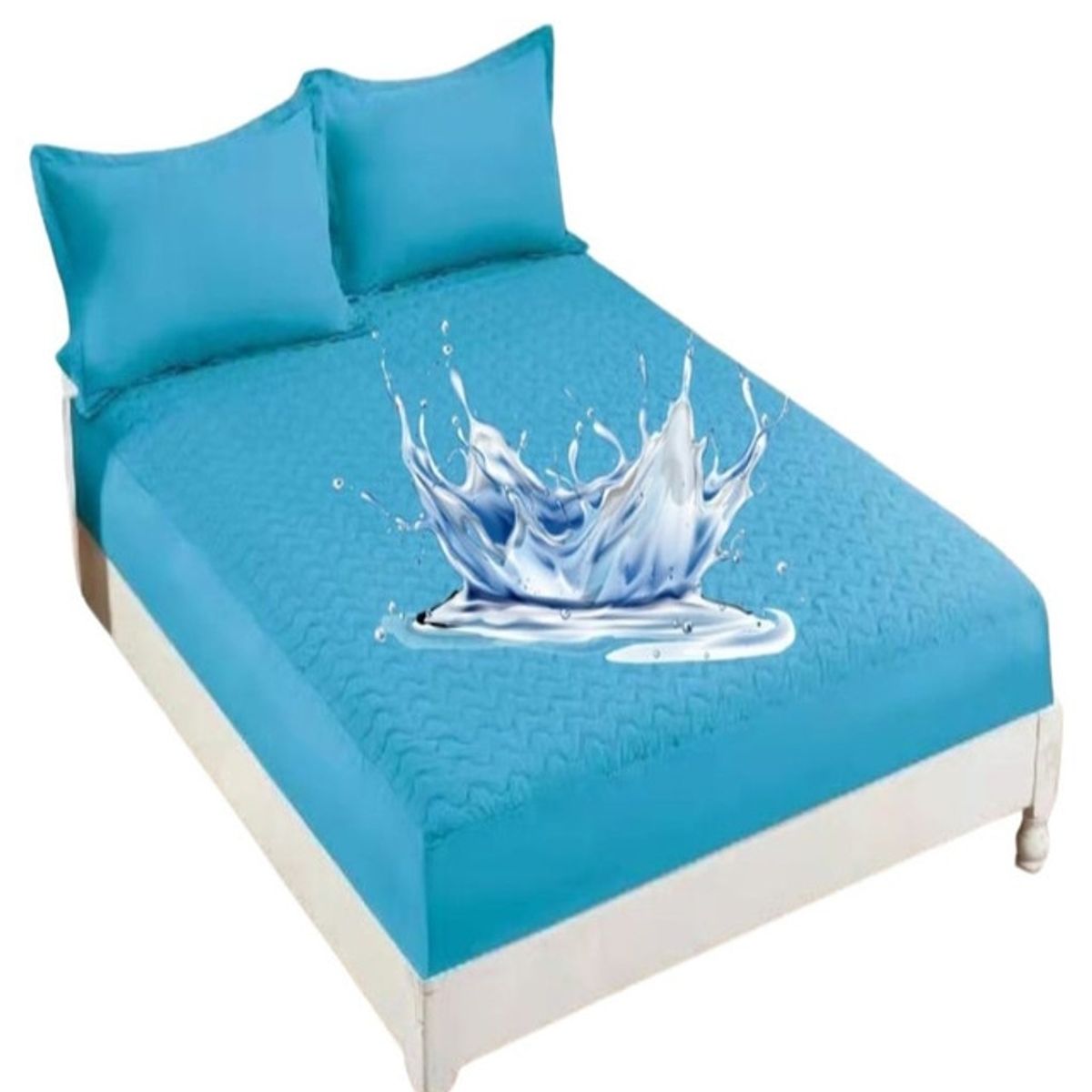 GENERICO - CUBRE COLCHÓN IMPERMEABLE 1 PLAZA