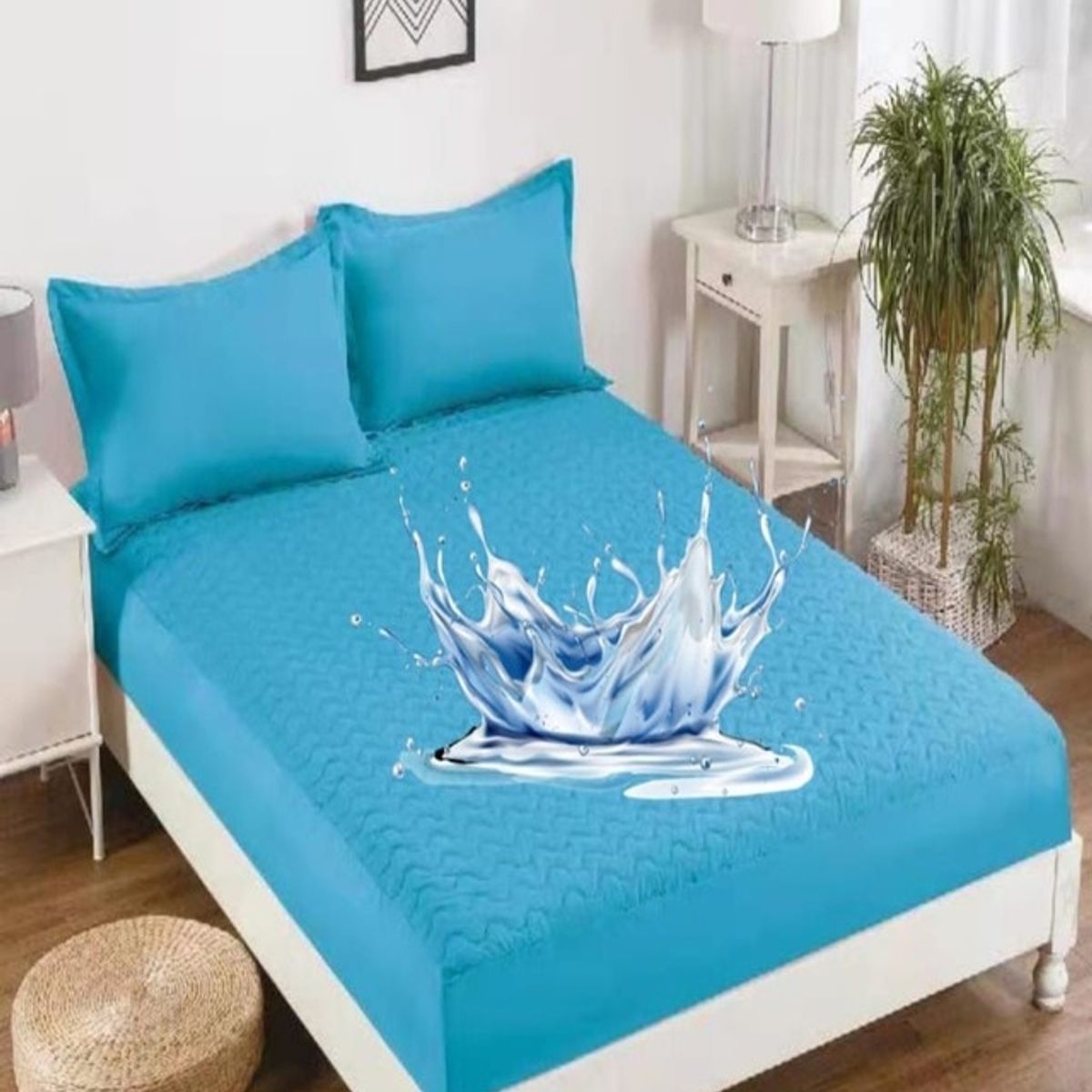 GENERICO - CUBRE COLCHÓN IMPERMEABLE KING