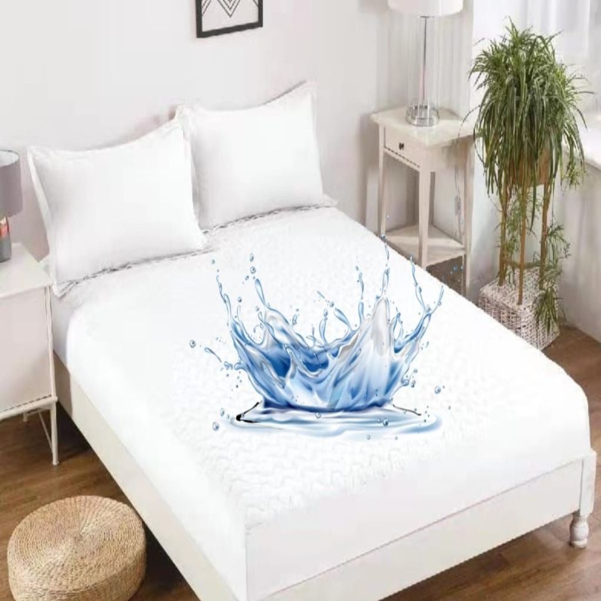 GENERICO - CUBRECOLCHÓN IMPERMEABLE 1.5 PLAZA