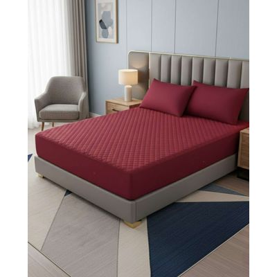 Imagen 2 del producto Cubrecolchón Impermeable Plaza y Media Ultra Resistente y Respirable