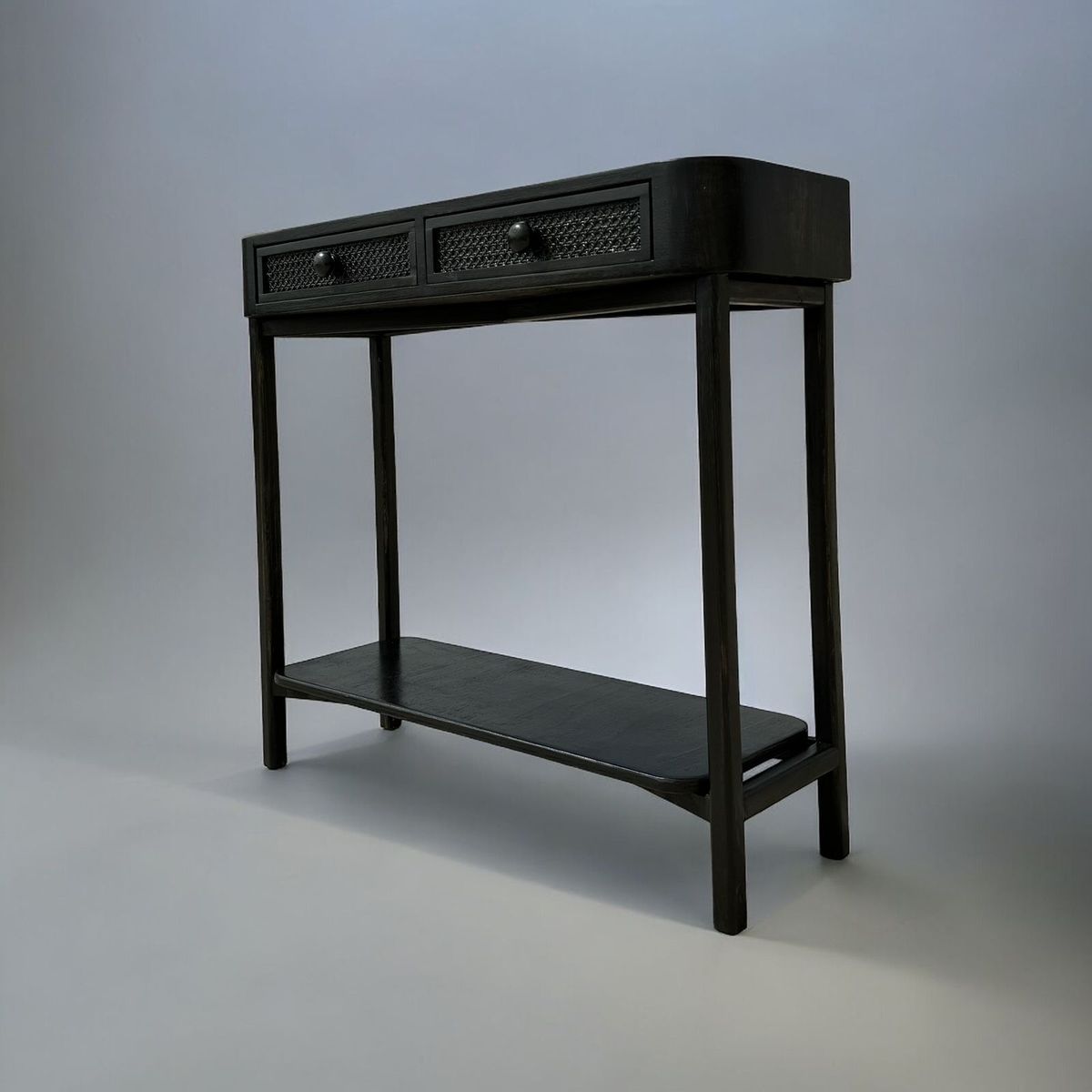 TAIKKEE - MESA ARRIMO RUSTICA NEGRO SATINADO