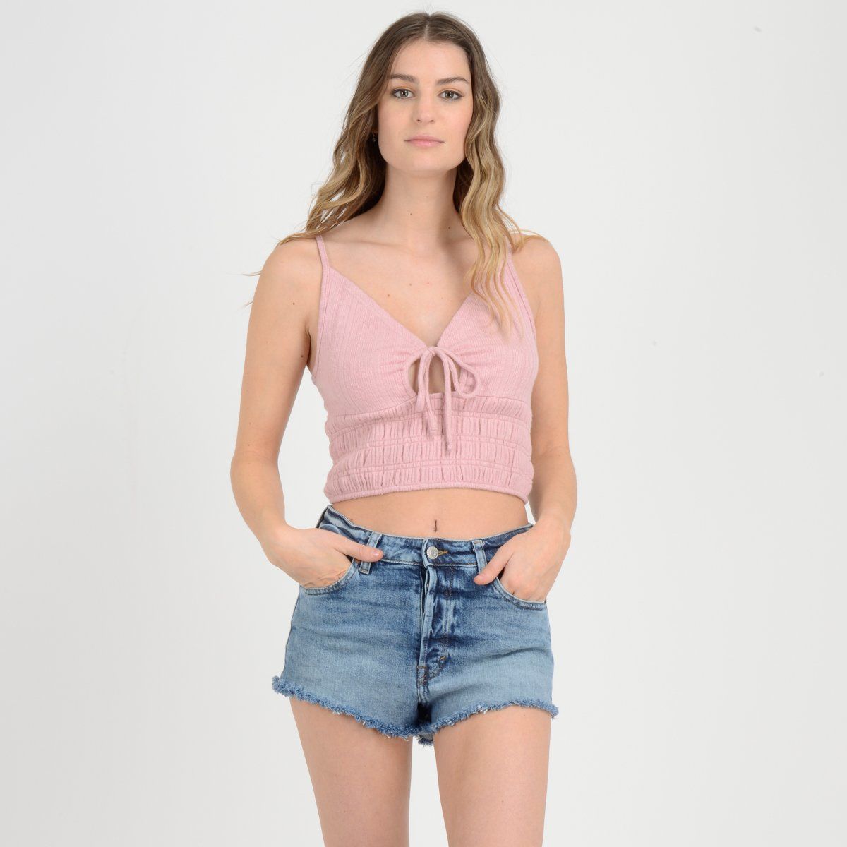 O'NEILL - POLERA SIN MANGAS NIGHT  ROSADO OSCURO