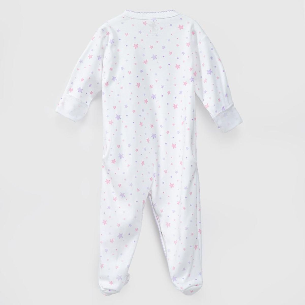 COYOTE KIDS - Enterito blanco estrellas algodón peruano - Blanco