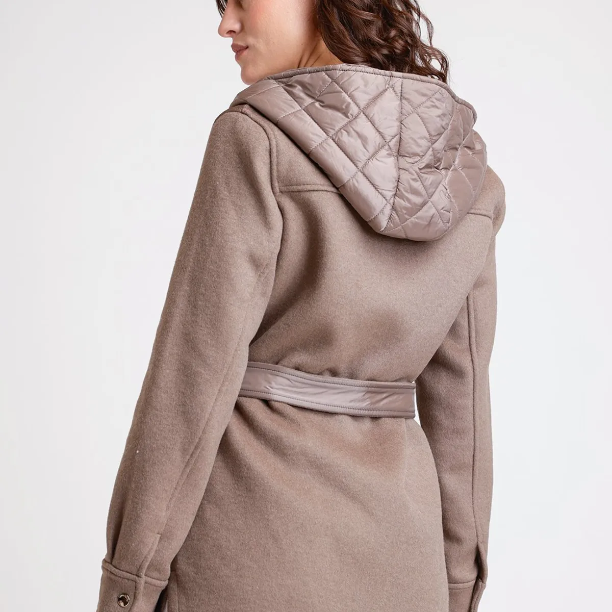 CANADIENNE - Parka De Mujer Modelo Lana Color Taupe Canadienne