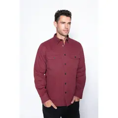 NIMTU - Chaqueta Twill Trancura Rojo