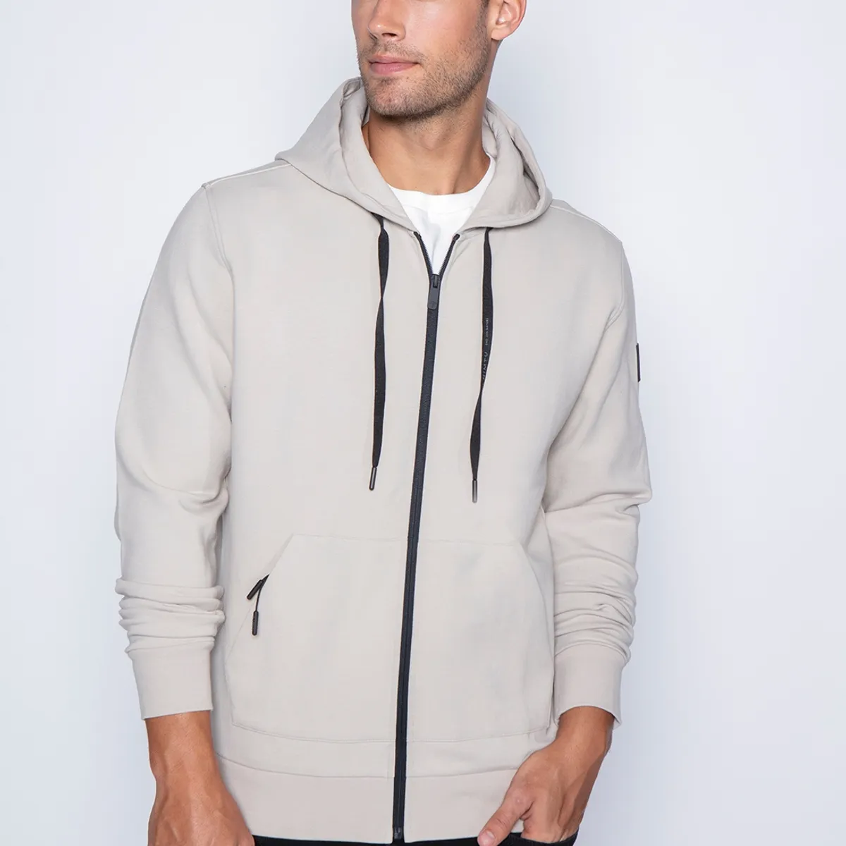 NIMTU - Hoodie Ñuble Scuba Beige Nimtu