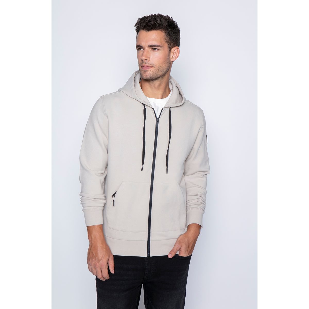 NIMTU - Hoodie Ñuble Scuba Beige Nimtu