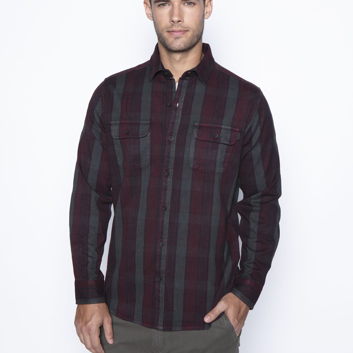 NIMTU - Camisa Cisnes Rojo Nimtu