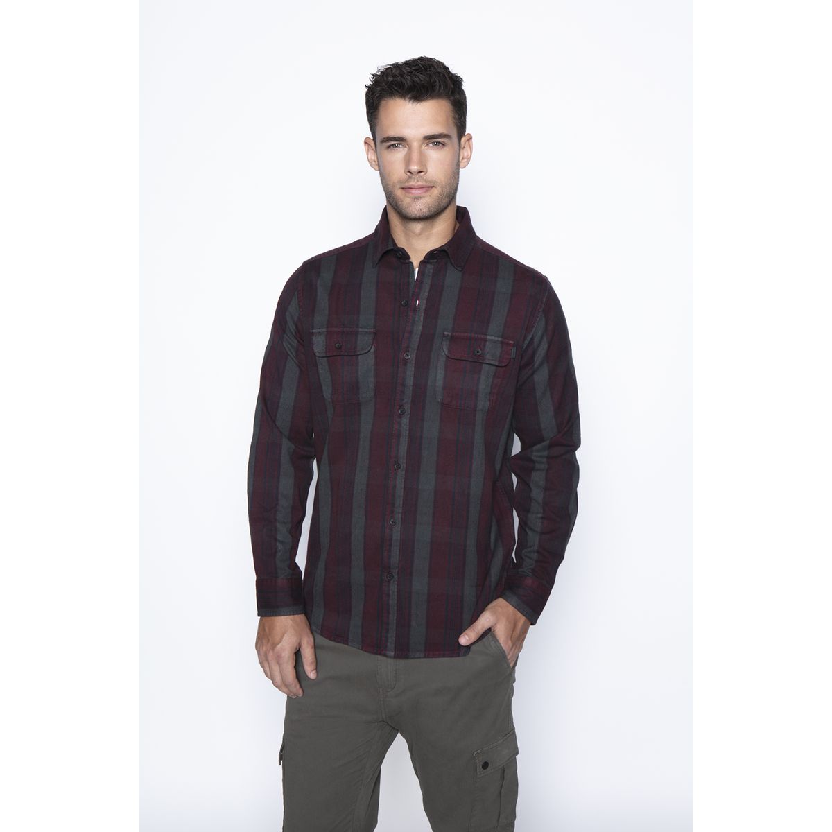 NIMTU - Camisa Cisnes Rojo Nimtu