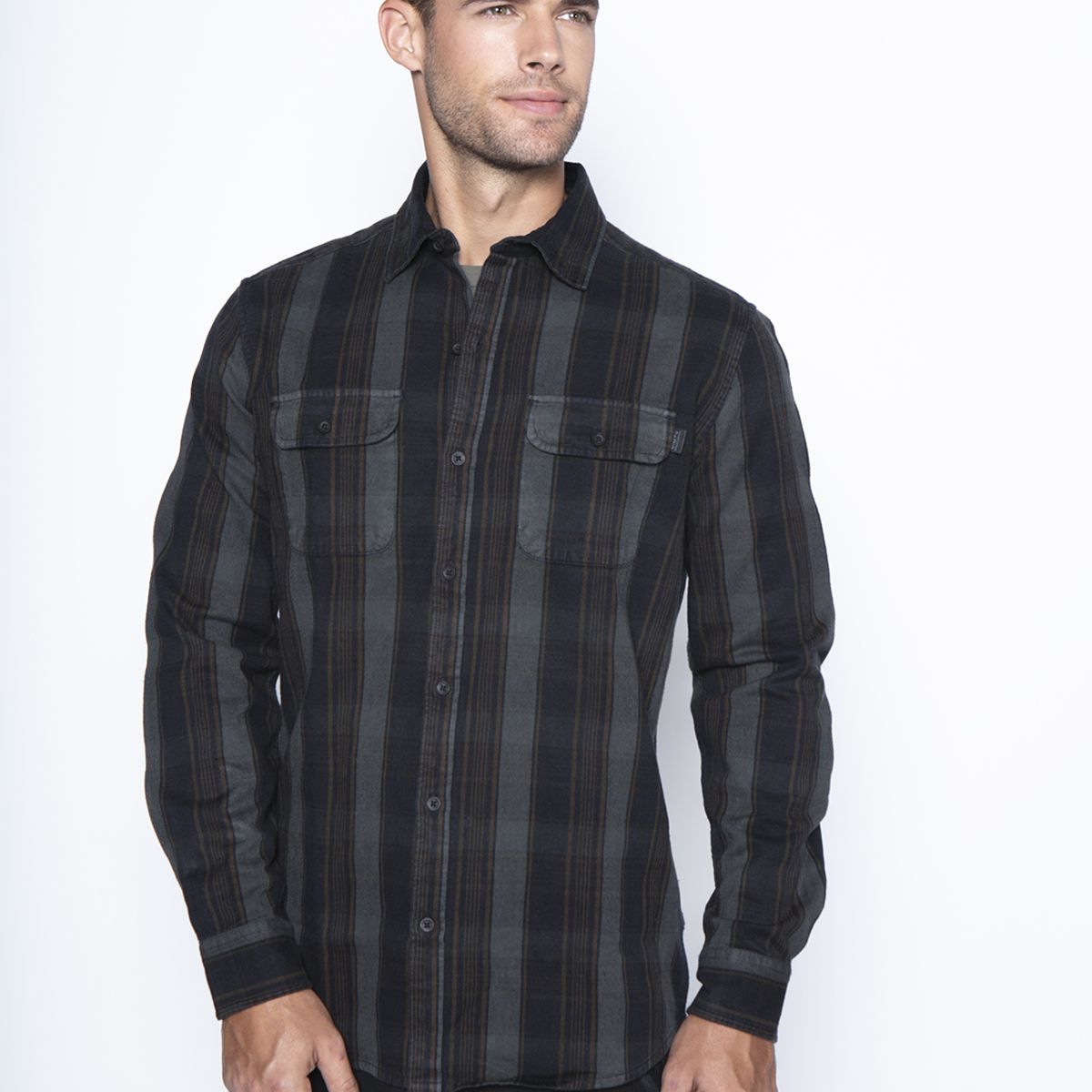 NIMTU - Camisa Cisnes Azul Nimtu