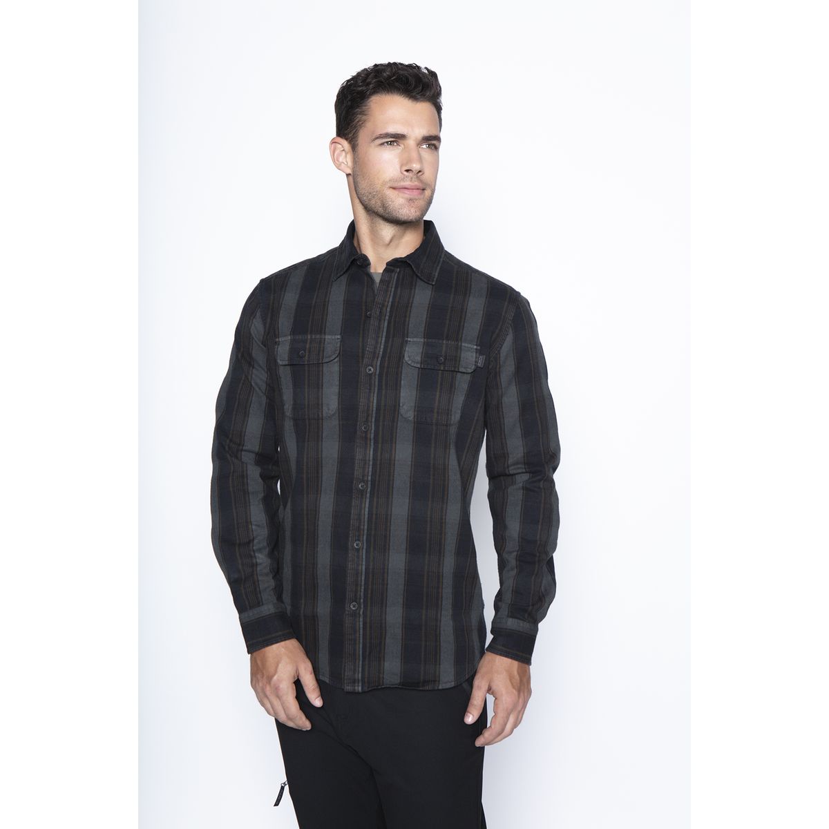 NIMTU - Camisa Cisnes Azul Nimtu