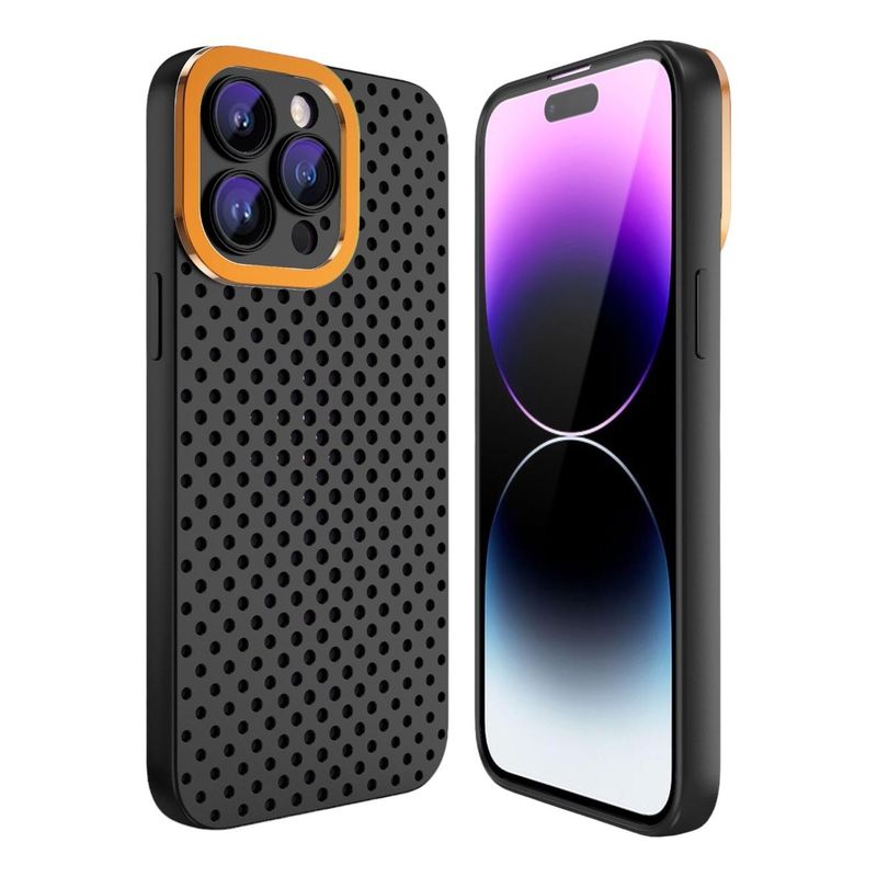 GENERICO - Carcasa Para iPhone 15 + Lamina Vidrio - Negro - Negro - Negro - Negro