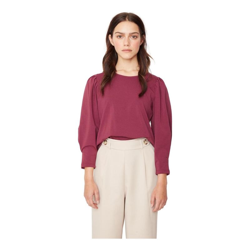 JACINTA TIENDA - Polera Alicia III burdeo Jacinta Tienda