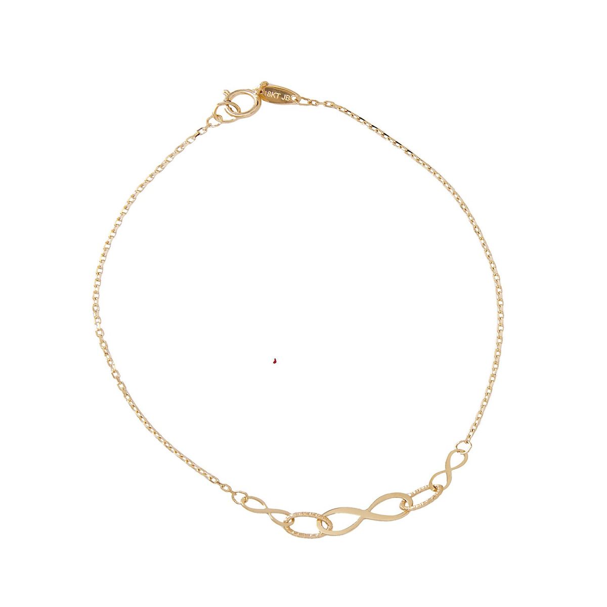 JB JOYAS BARON - Pulsera de Oro 18kt Infinito Eslabon 4006