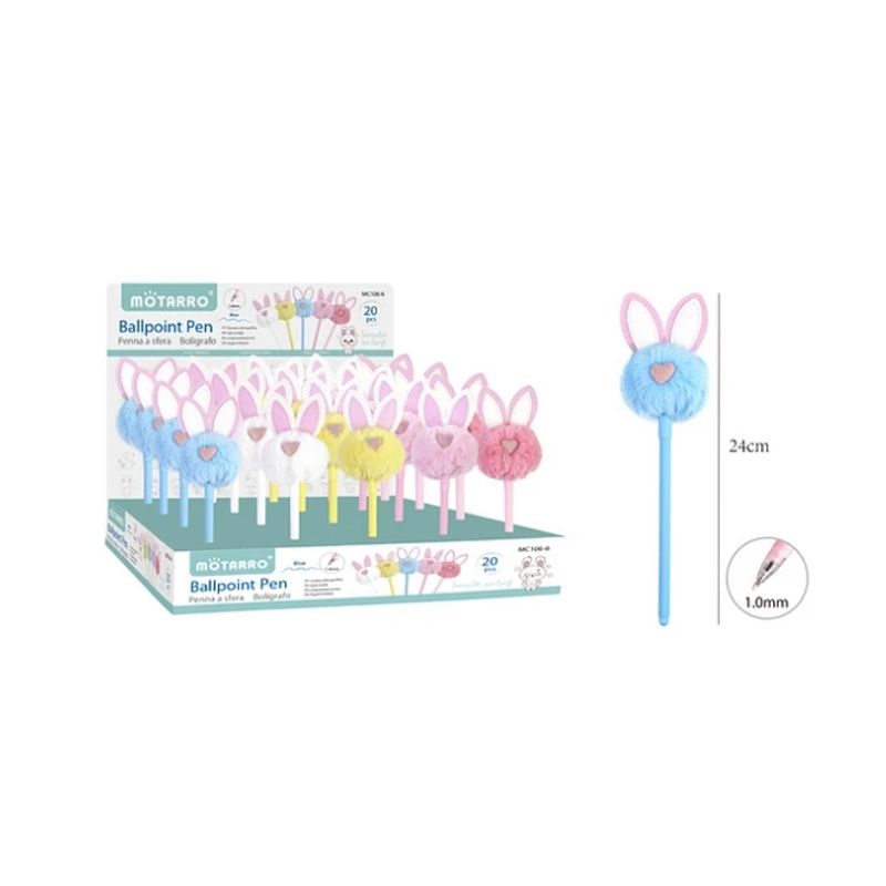 GENERICO - Bolígrafo En Forma De Conejo 24 Cm Set 3