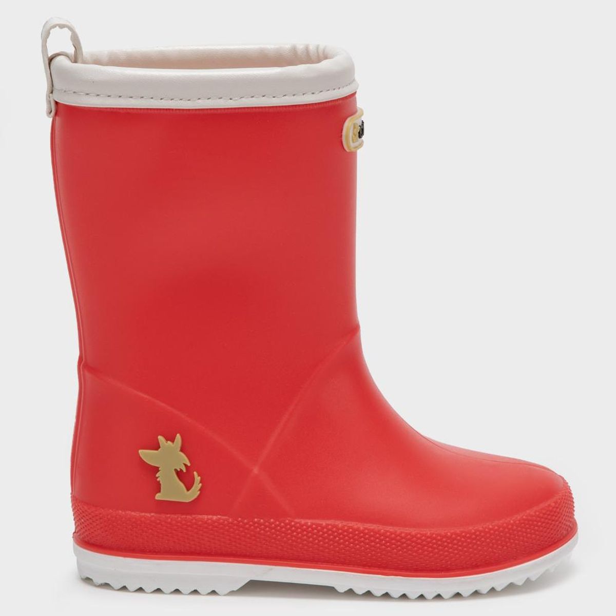 COYOTE KIDS - Bota de agua roja ribete blanco - Rojo