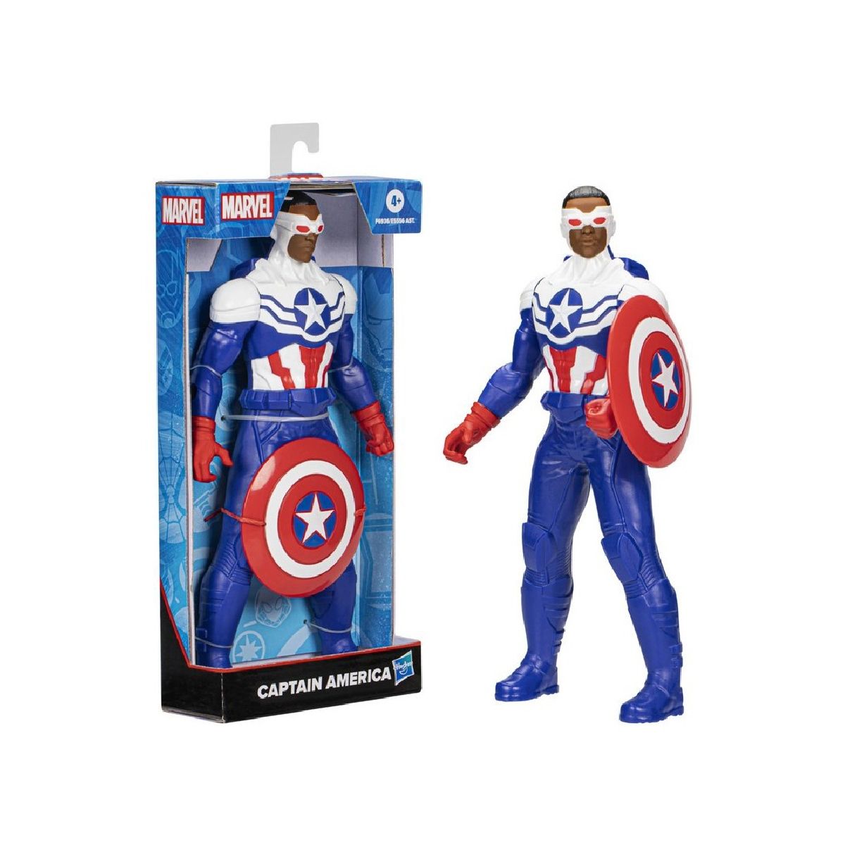 MARVEL - Figura de acción Avengers 24 cm Capitán América detallada